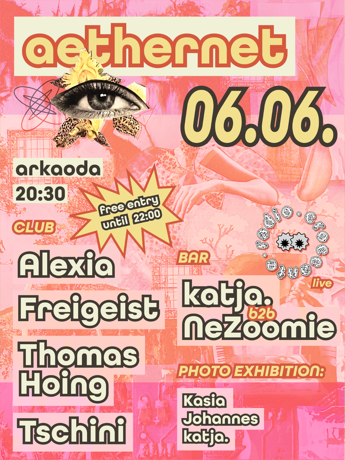 aethernet - summer jam event poster
