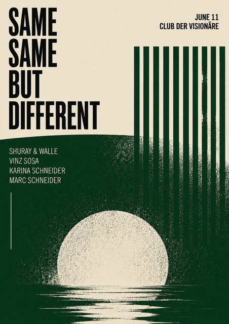 Same Same But Different event poster