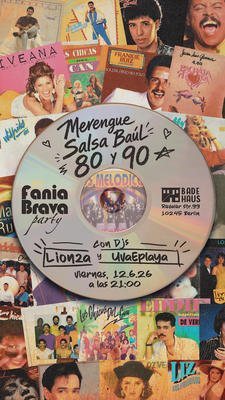Merengue y Salsa Baúl 80 y 90 event poster