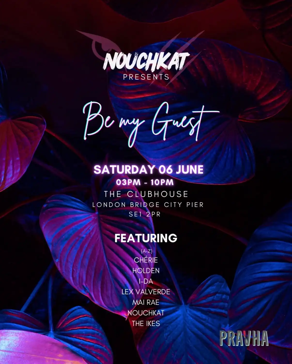 Be My Guest - Tower Bridge event poster
