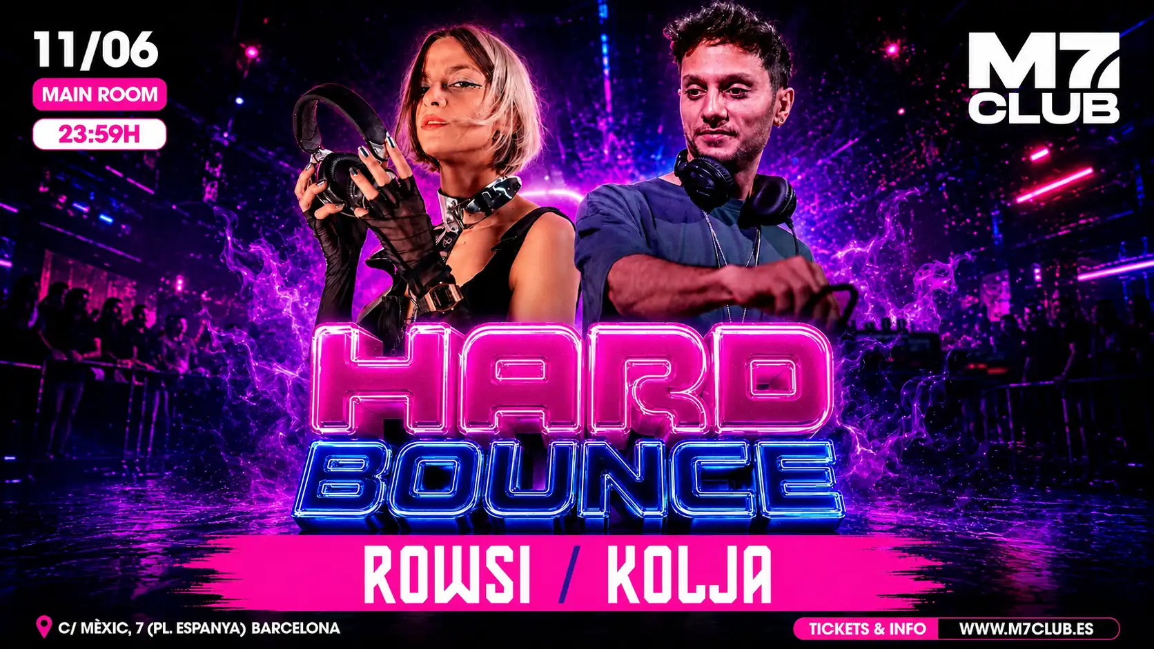 HARD BOUNCE [Rosi & Kolja] event poster