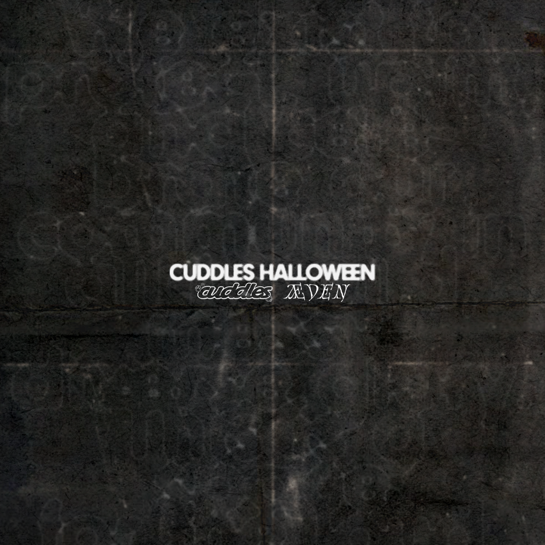 Cuddles Halloween event poster