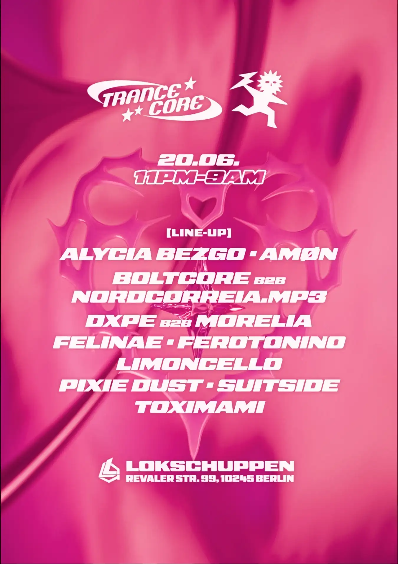 OBSCUUR x Trancecore Outdoor/Indoor with Alycia Bezgo, TOXIMAMI, Morelia, Dxpe, Amøn and more event poster