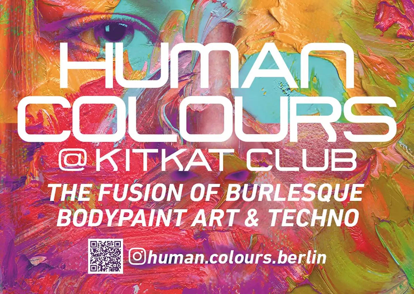 Human Colours 'Burlesque Halloween Ball 2026' at KitKat event poster
