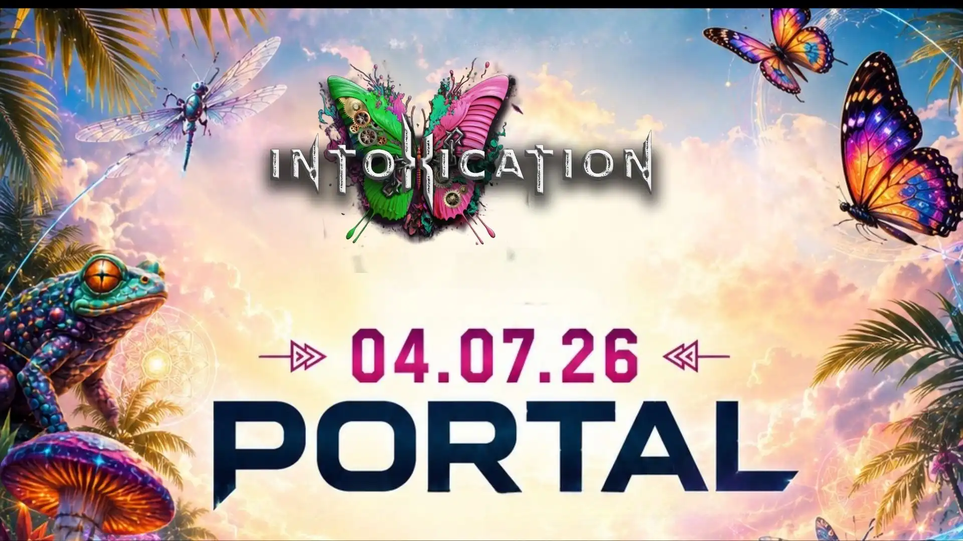 Intoxication with Portal event poster