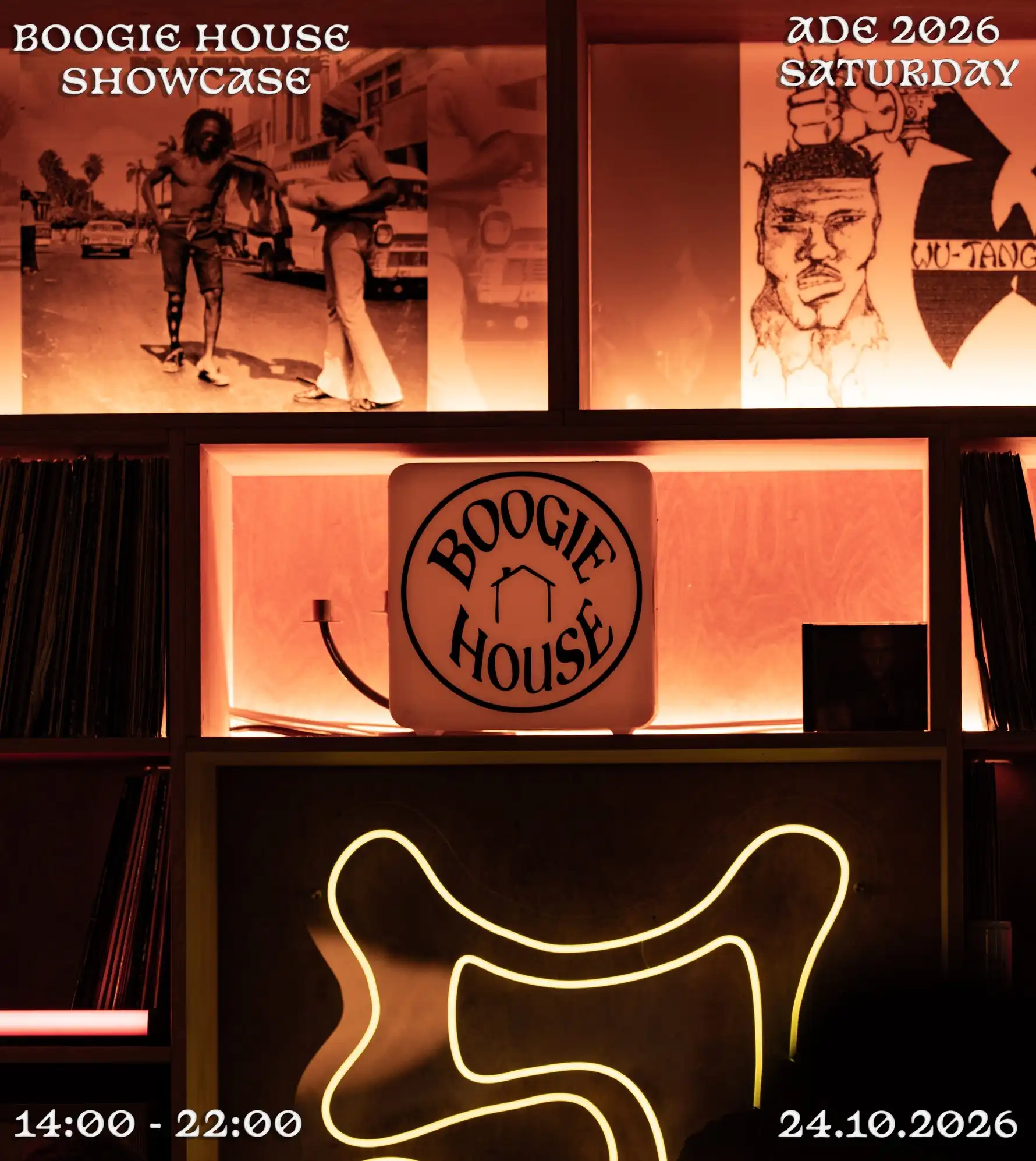 Boogie House ADE 2026 SHOWCASE event poster