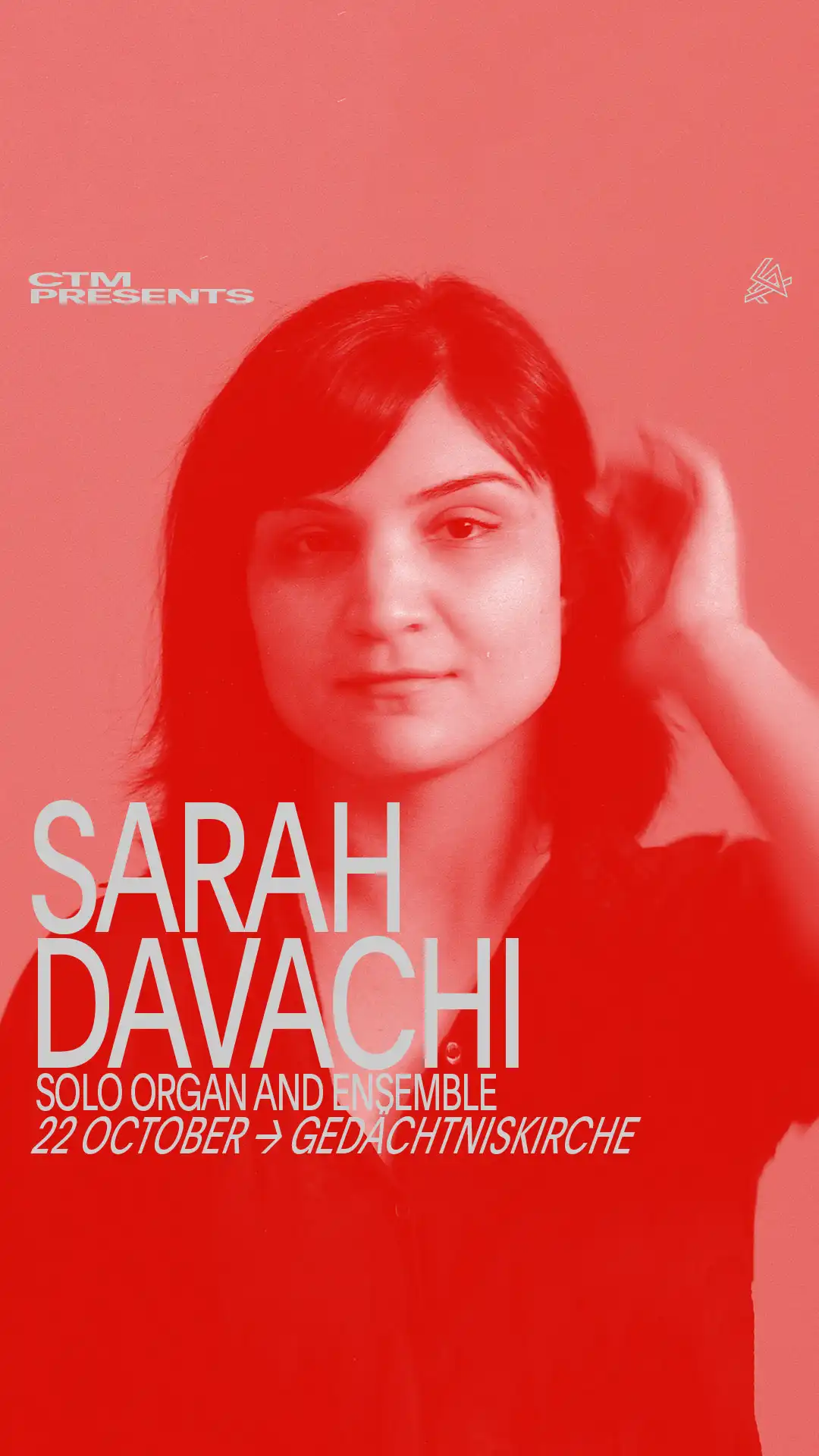 Sarah Davachi event poster