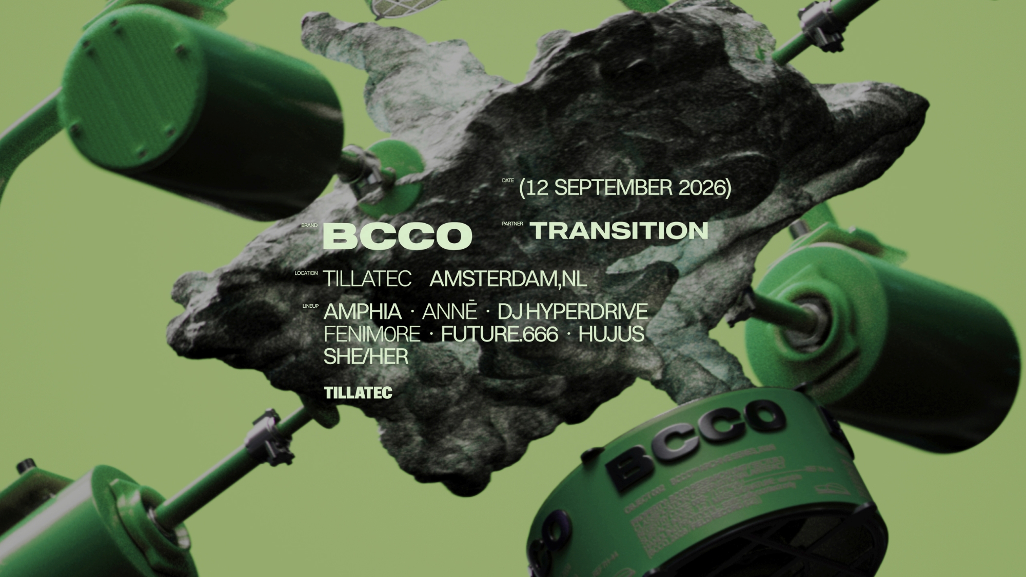 BCCO x TRANSITION event poster