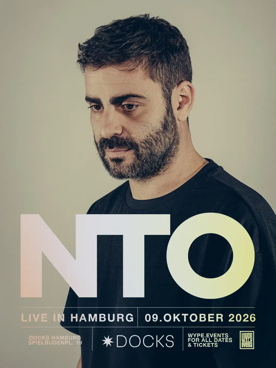 NTO live in concert @ Docks Hamburg event poster