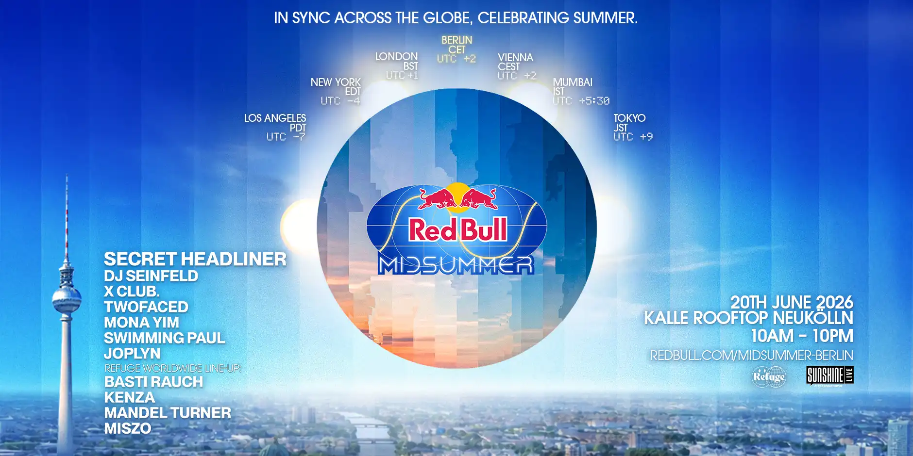 Red Bull Midsummer Berlin event poster