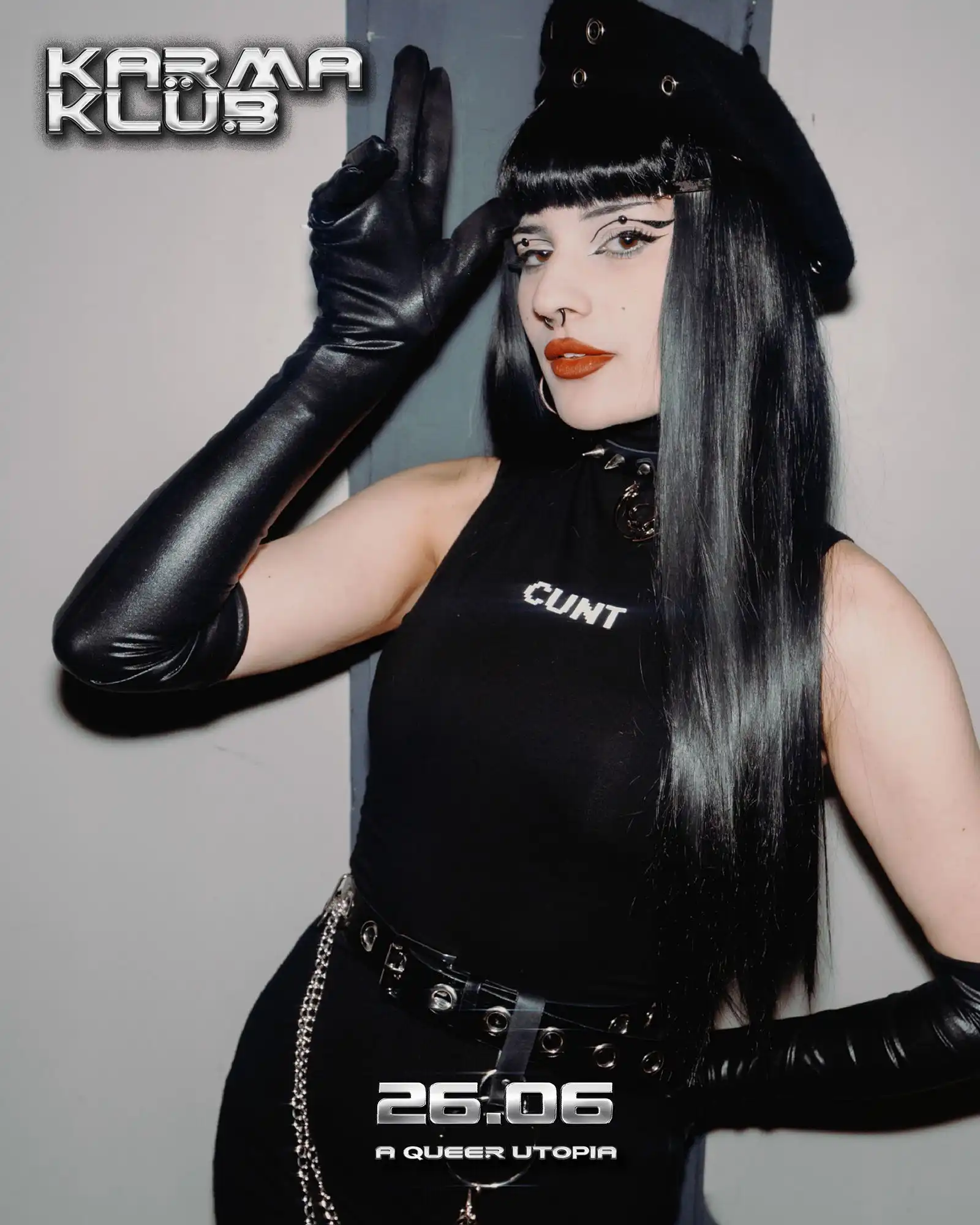 KARMA KLUB event poster