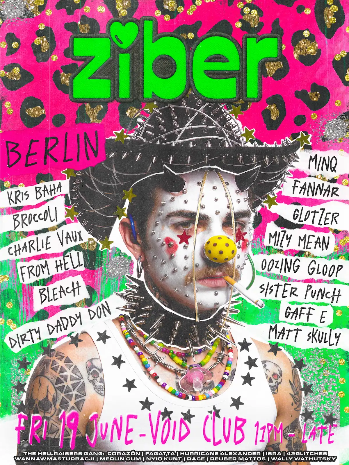 Ziber BERLIN: THE XXL DEBUT event poster