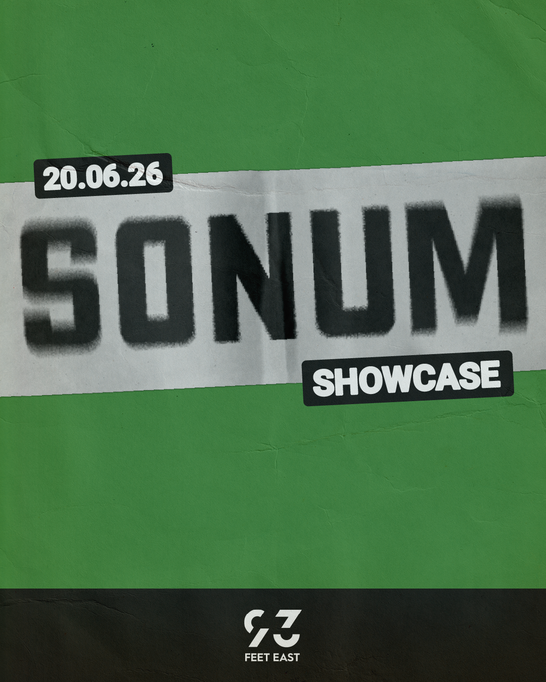 Sonum Showcase event poster