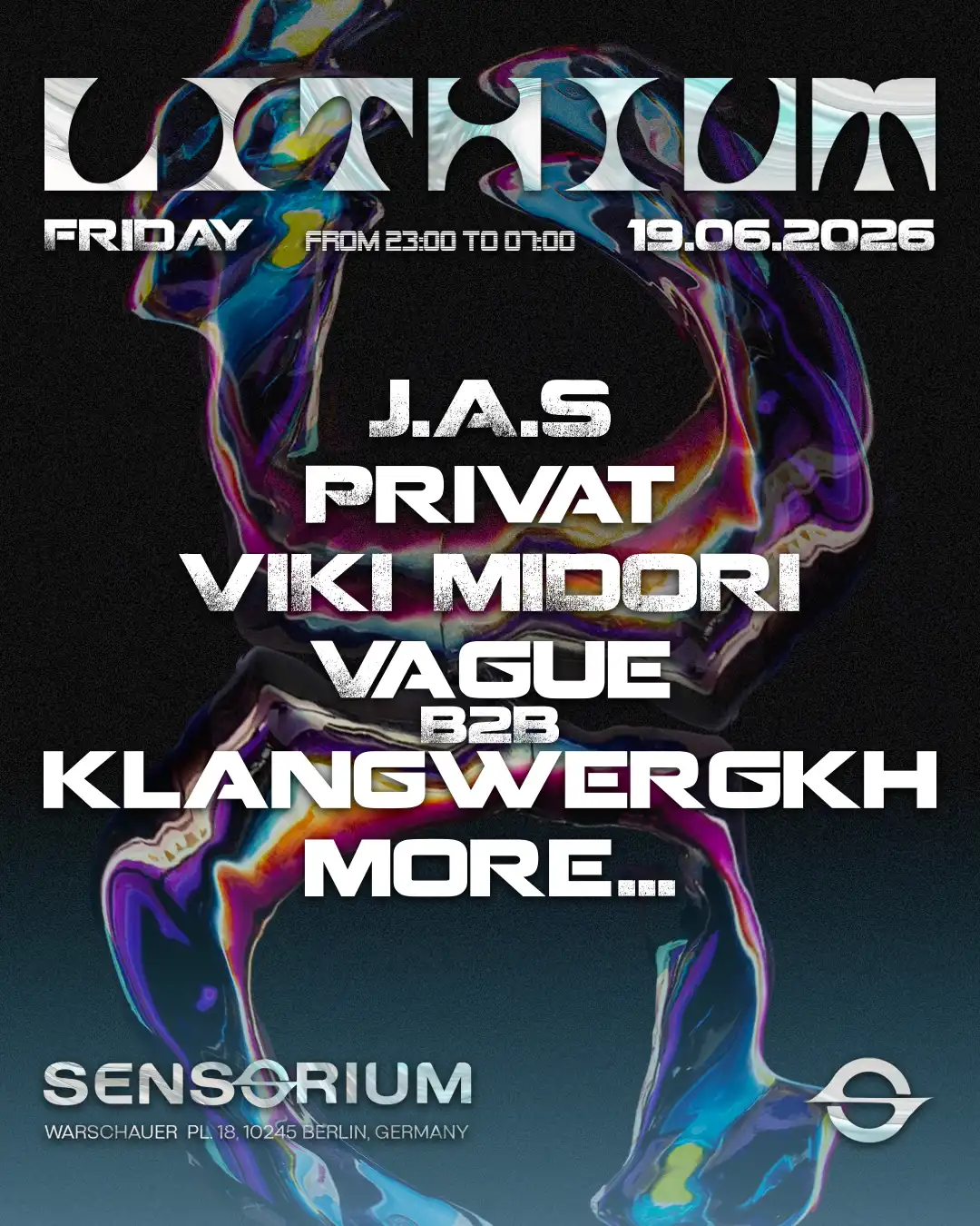 Lithium event poster