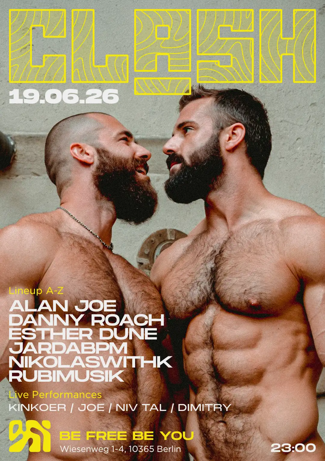 CLASH event poster
