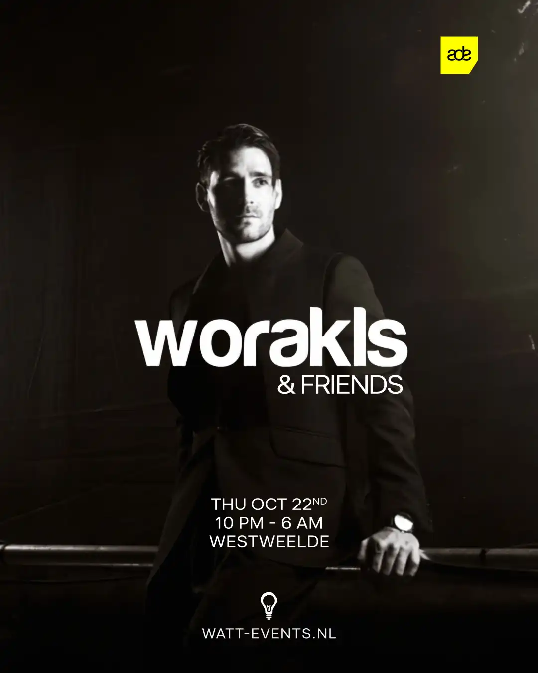 Worakls & friends ADE event poster