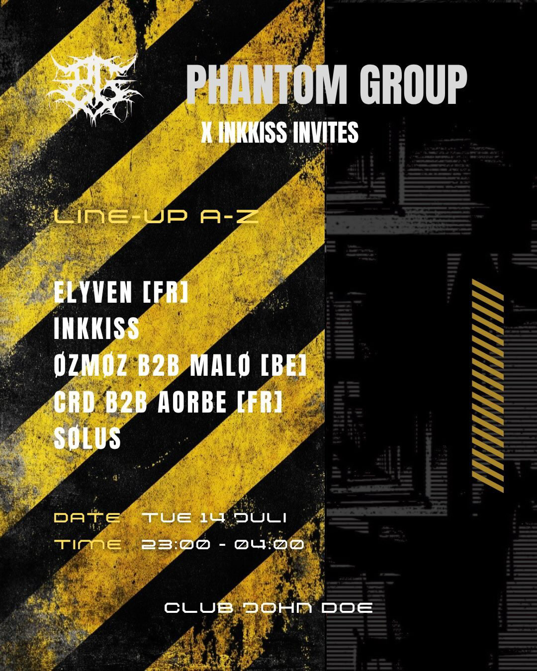 [PHANTOM GROUP] inKKiss INVITES event poster