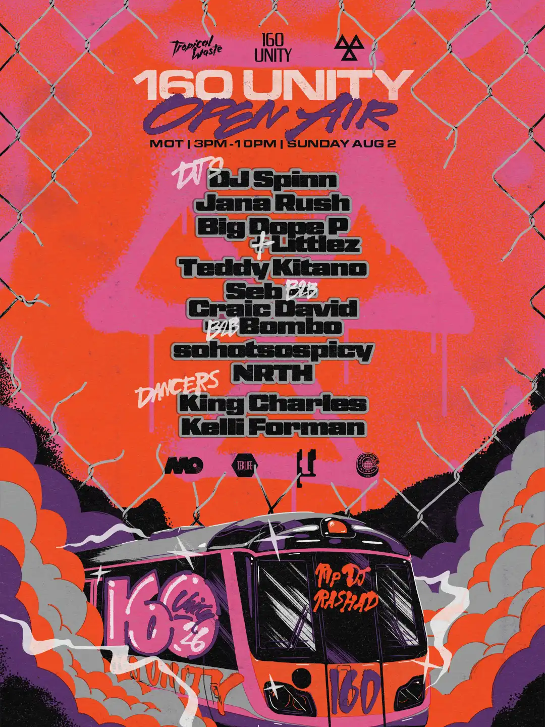 160 Unity Open Air event poster