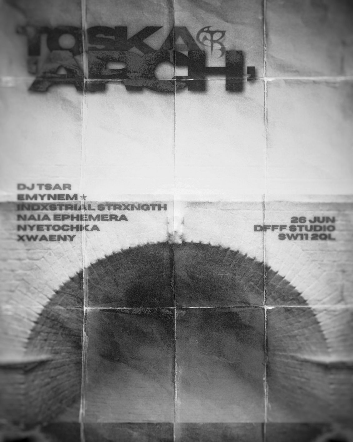 TOSKA 'ARCH' : UNDER RAILWAY event poster