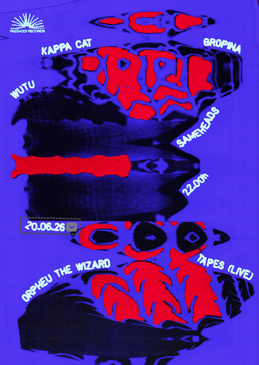 Paesaggi Records with Tapes LIVE & Orpheu The Wizard event poster