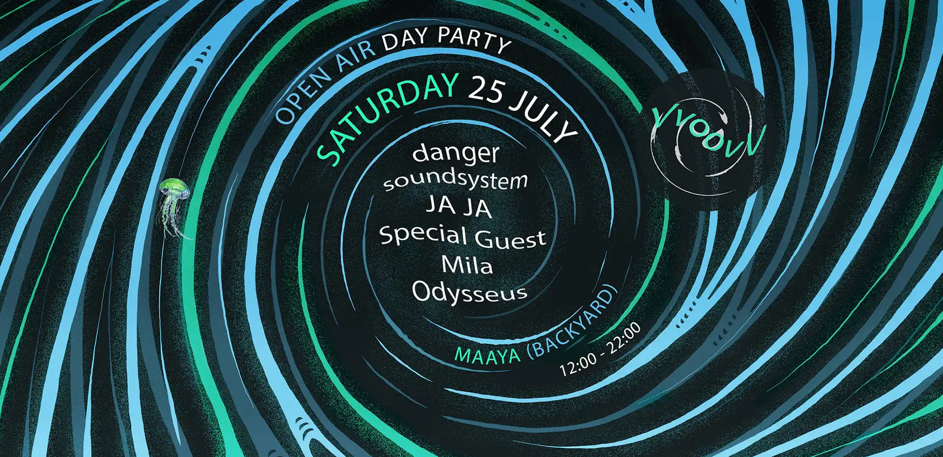 VvoovV: 2nd Birthday Open Air Day Party // DJs & Drag show event poster