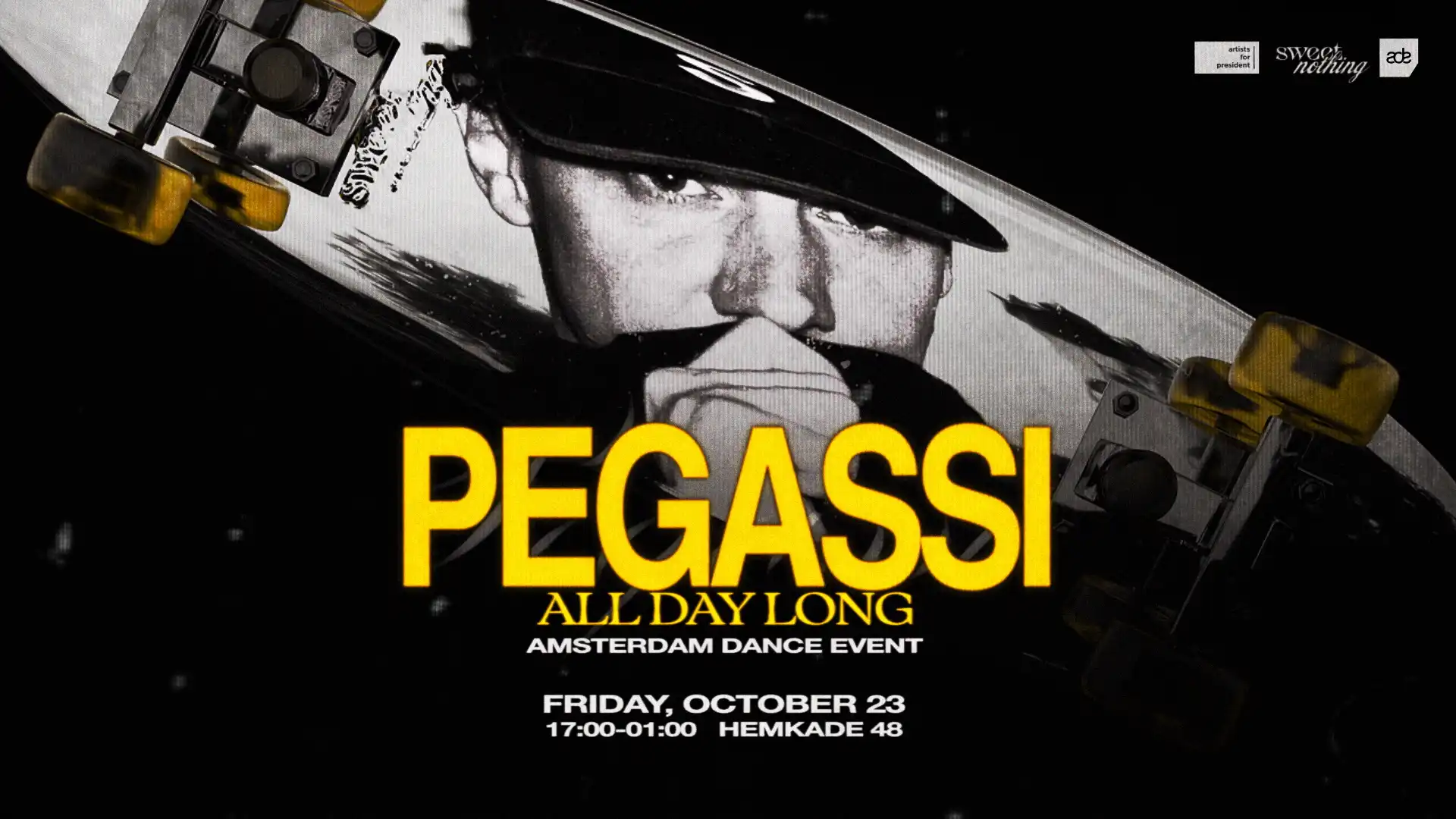 Pegassi All Day - ADE event poster
