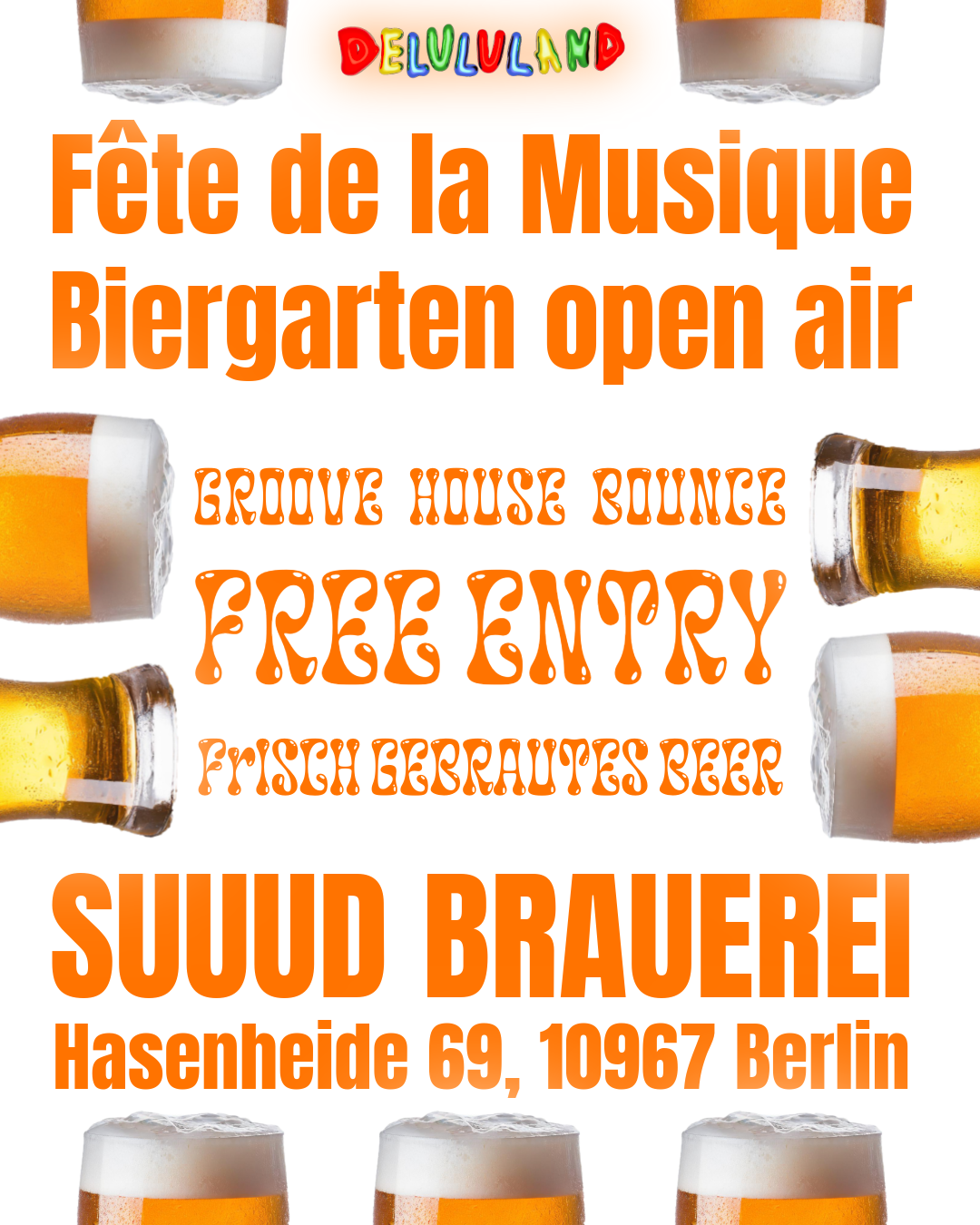 Fête de la Rave // Free rave by Delululand event poster