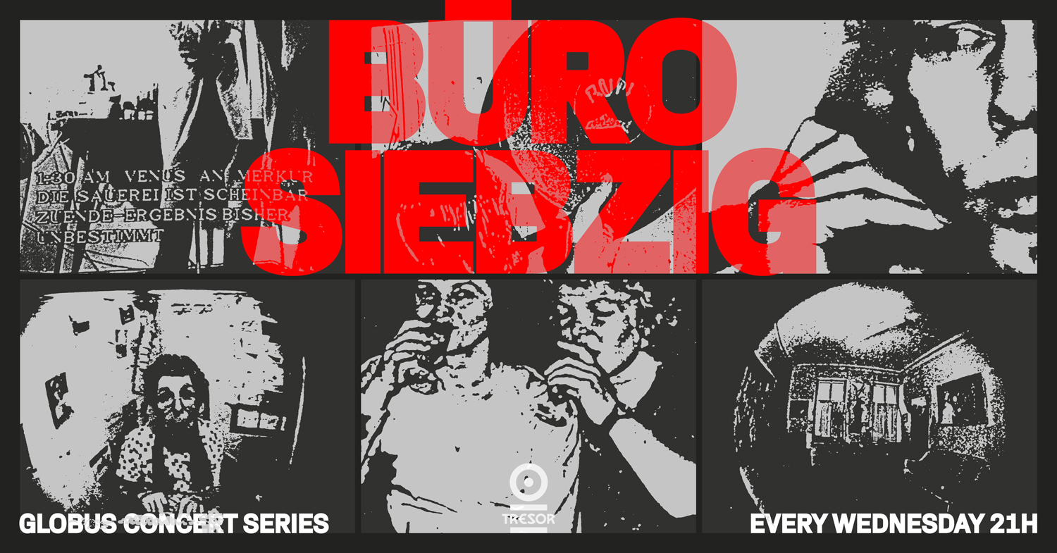 Büro Siebzig: Milan W. LIVE event poster