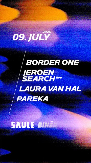 BINÄR event poster