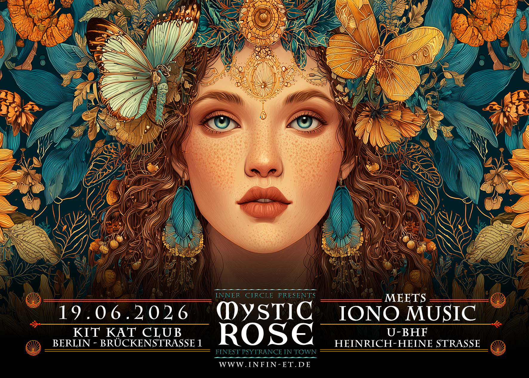 The Mystic Rose meets IONO Music event poster