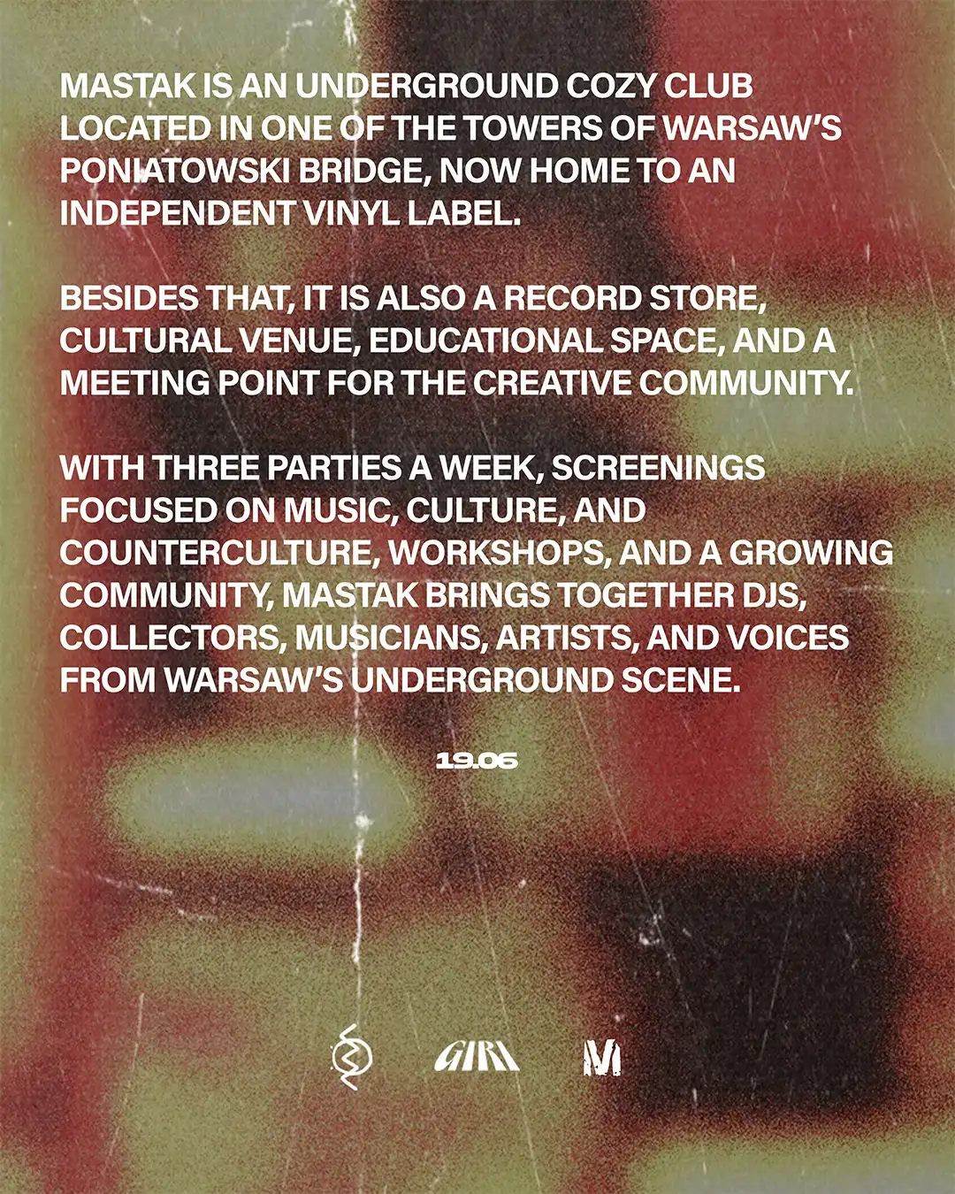 Giri x Witch Inside x Mastak Rec event poster