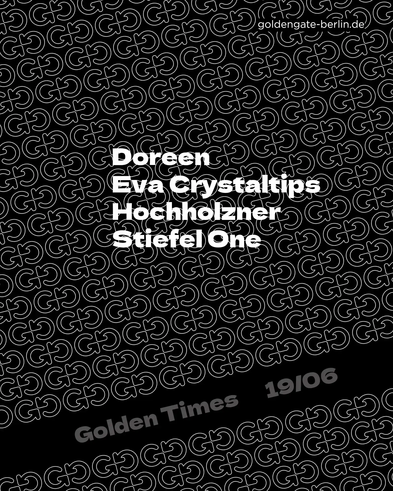 Golden Times event poster