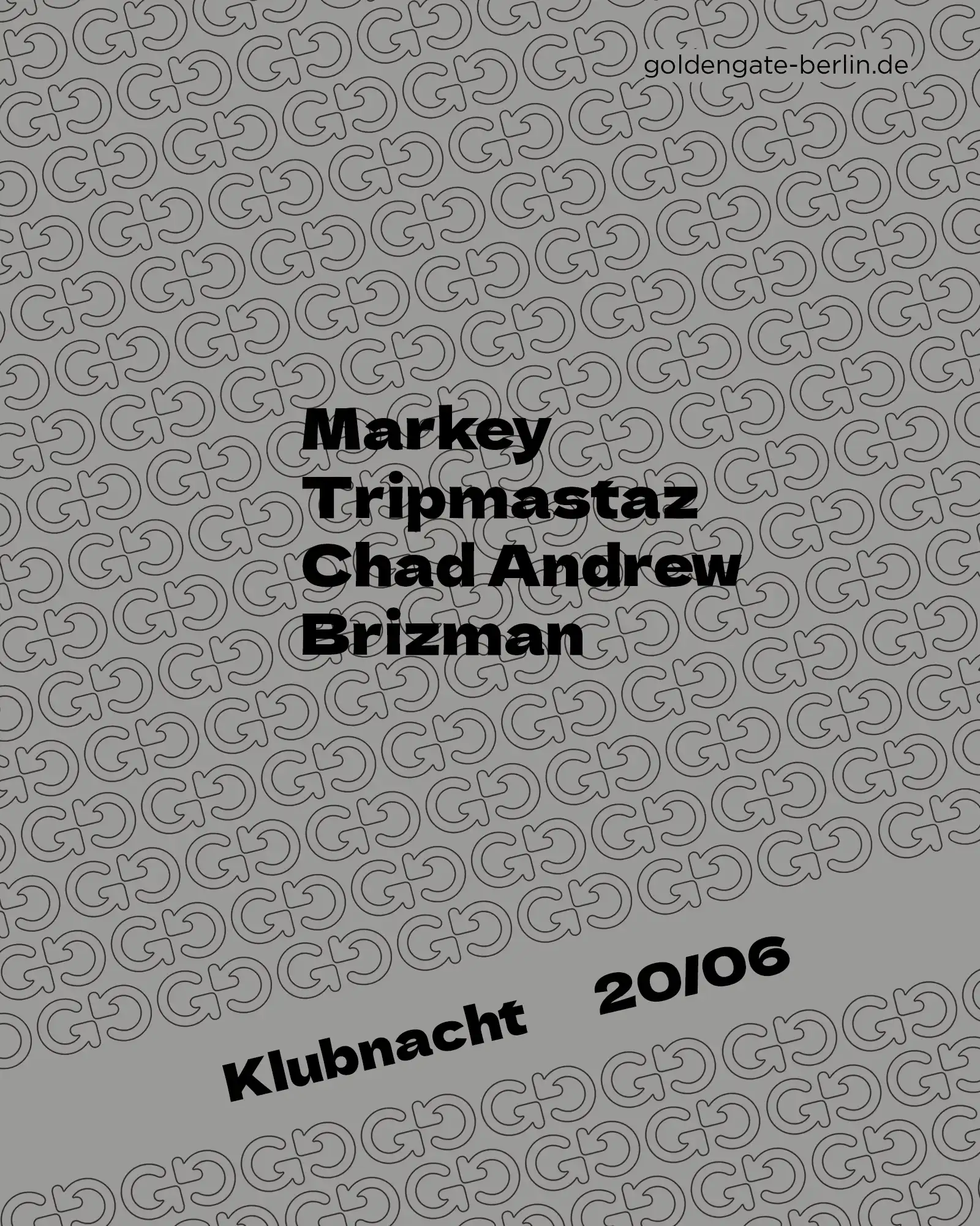 Klubnacht event poster