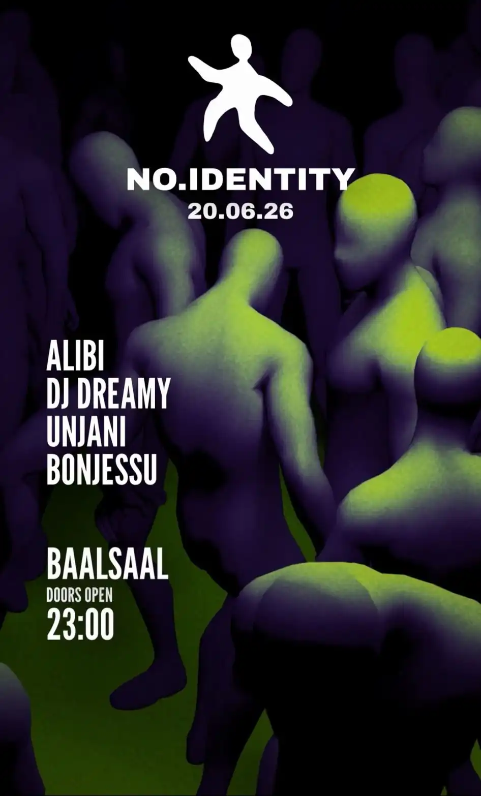 NO.IDENTITY event poster
