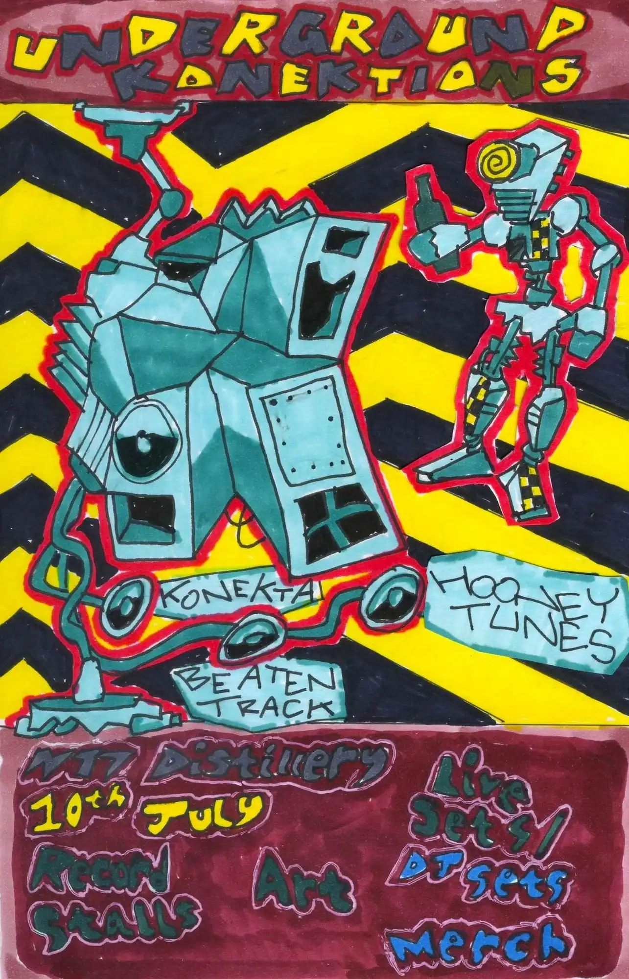 Underground Konektion Vol 2 (Konekta x Beaten Track x Hooney Tunes) event poster