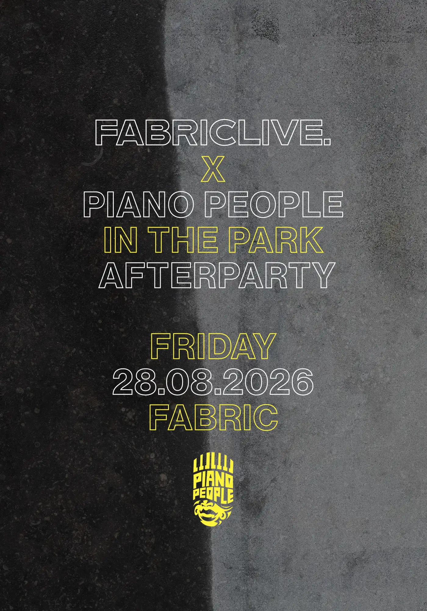 FABRICLIVE: Piano People Afterparty event poster