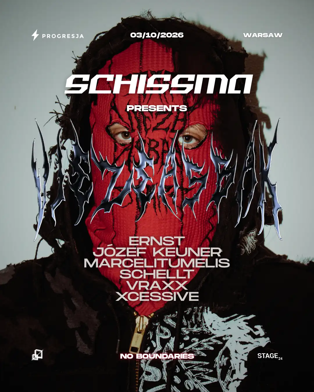 SCHISSMA PRES.: Vieze Asbak – 03.10.2026, WARSAW event poster