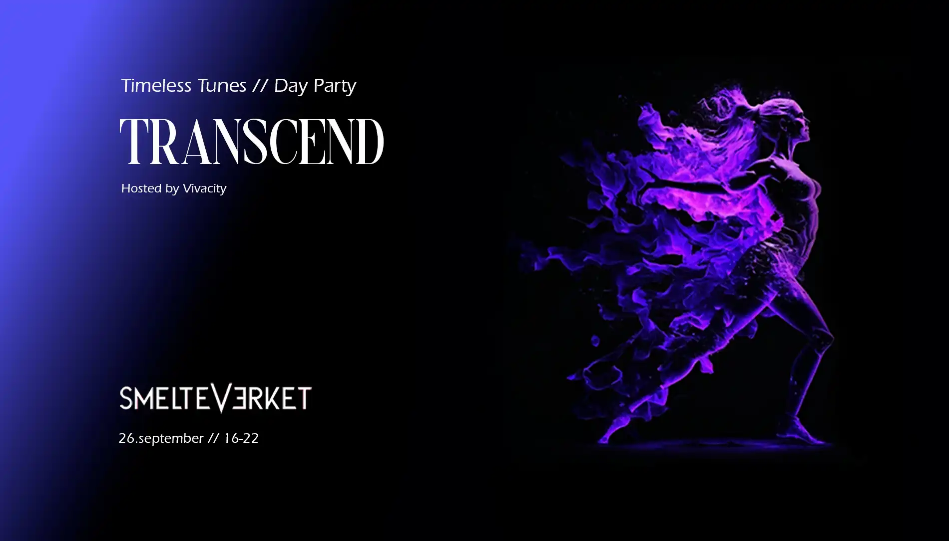 Smelt. invites TRANSCEND // Day Party event poster