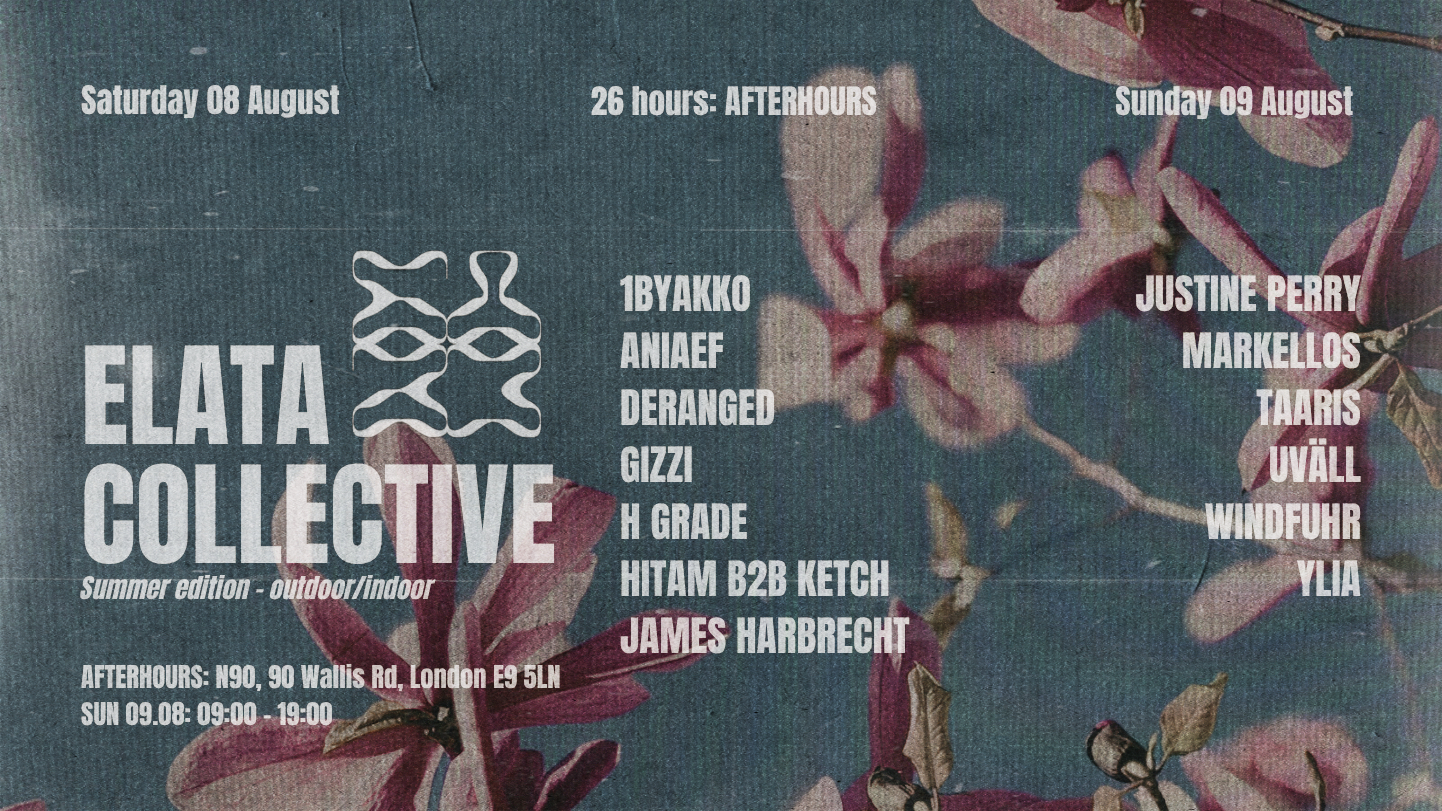 Elata Collective 013: 26hours Summer Edition [AFTERHOURS] event poster