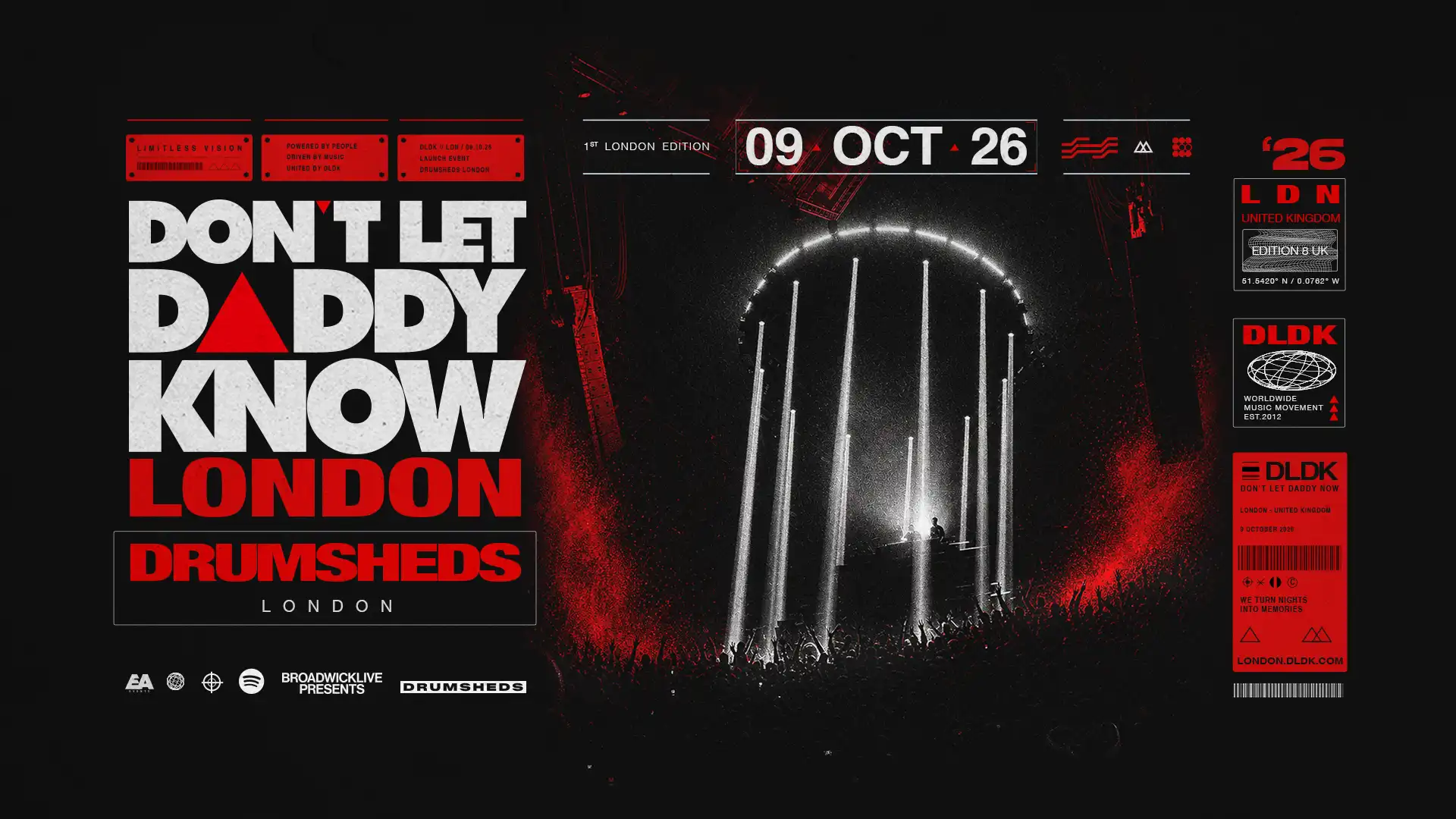 Don't Let Daddy Know London w/ Ben Nicky, Dimitri Vegas event poster