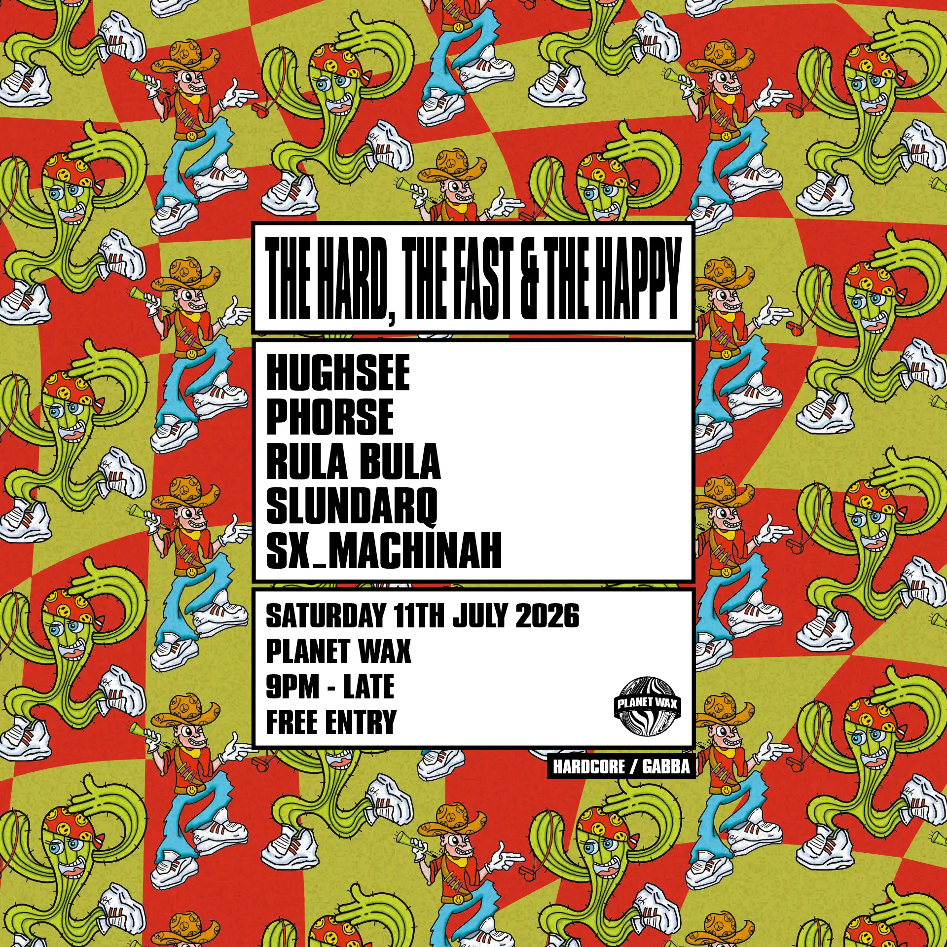 The Hard, The Fast & The Happy event poster