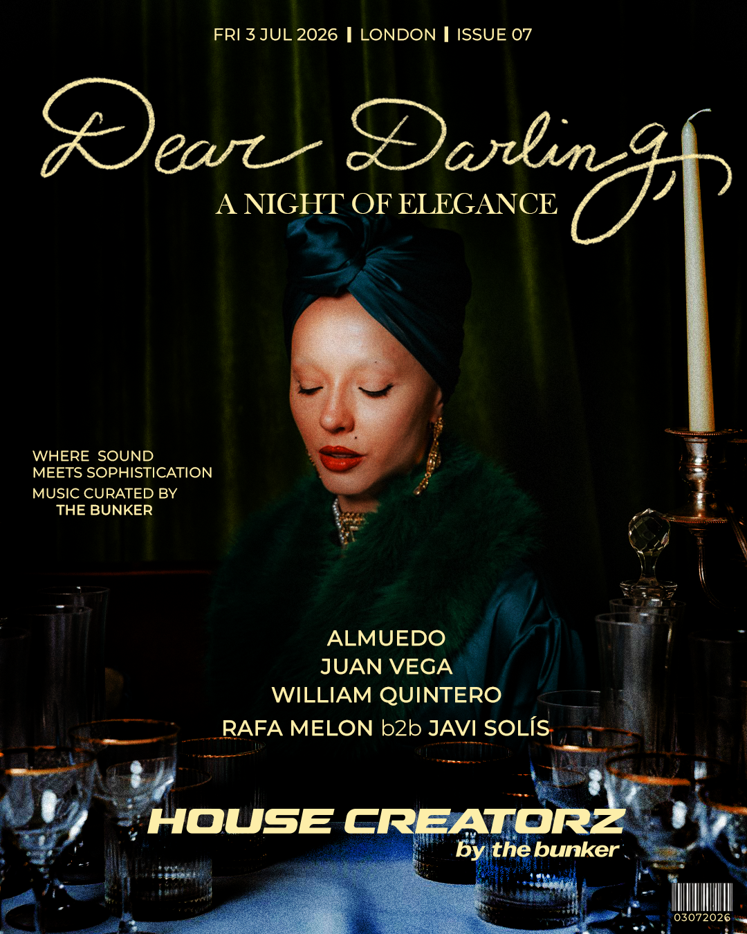 Dear Darling PRESENTS: HOUSE CREATORZ event poster