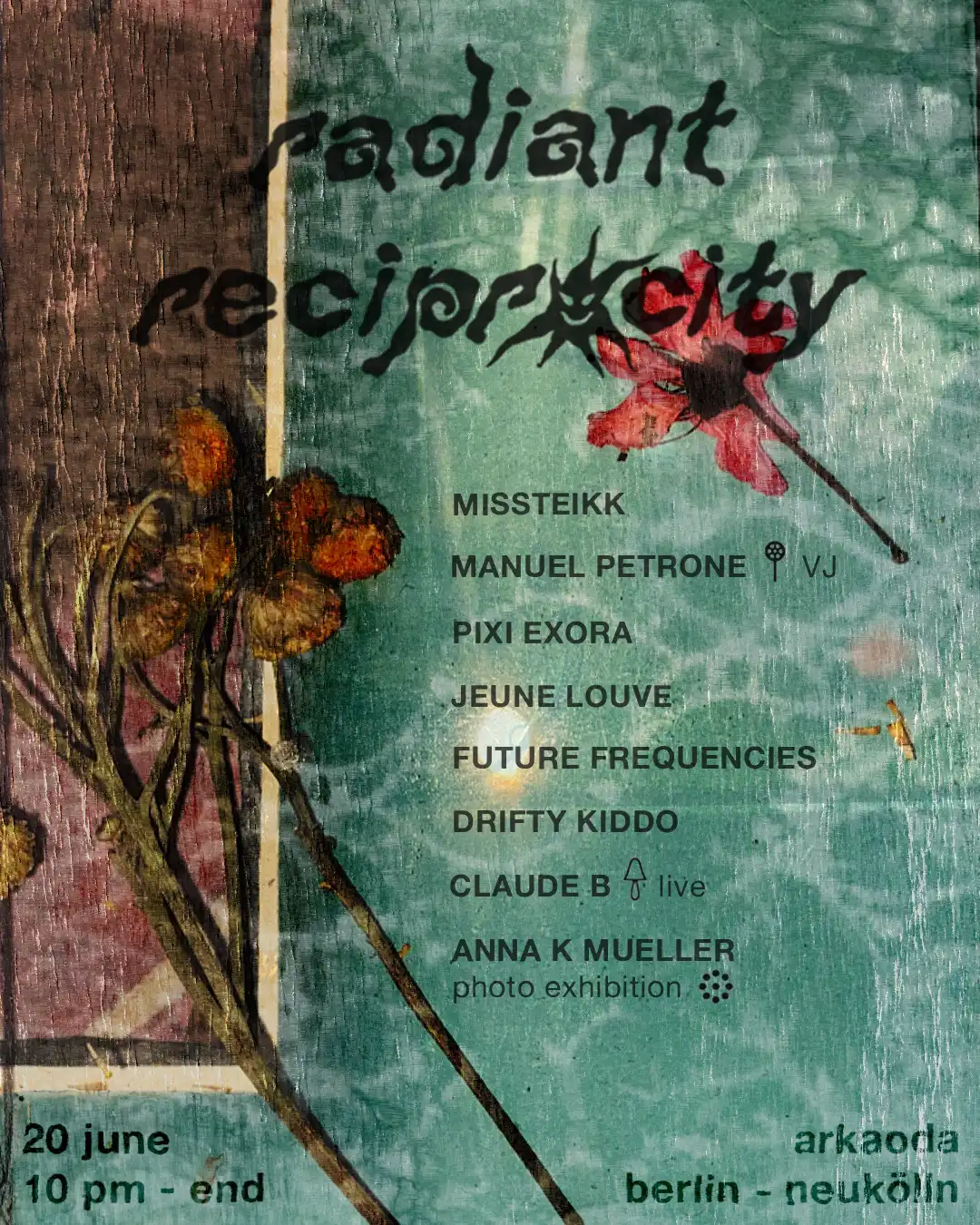 Radiant Reciprocity event poster