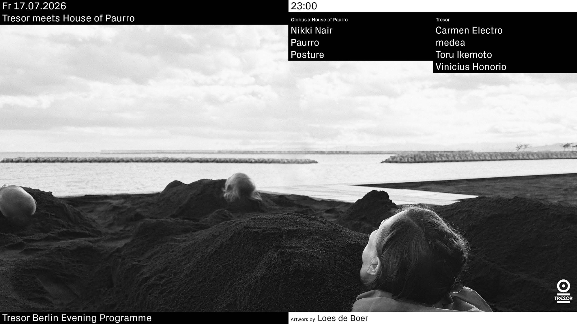 Tresor meets House of PAURRO event poster
