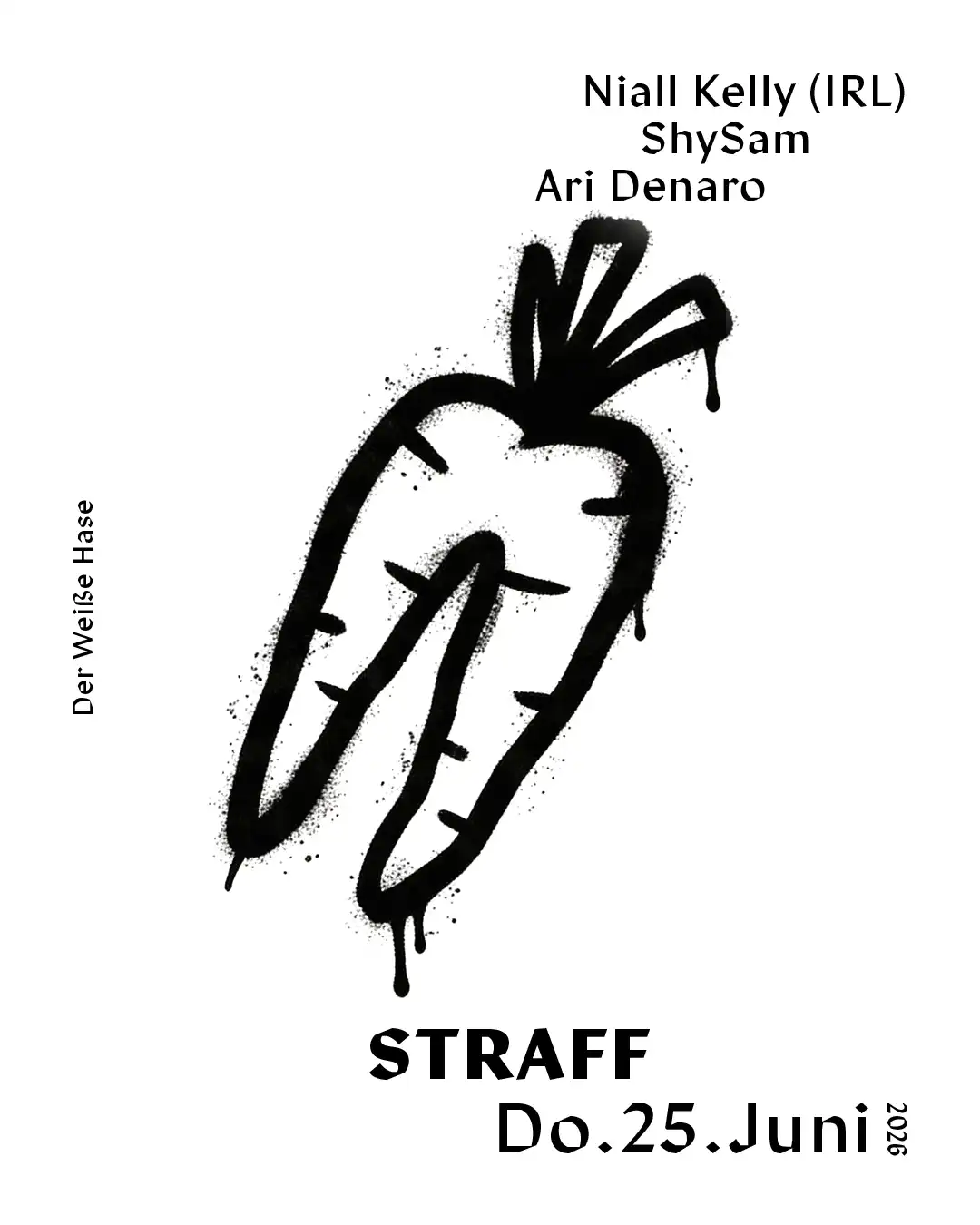 straff / thursday techno / 5€ before 1 AM event poster