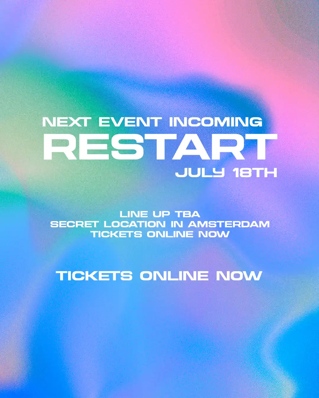 RESTART Events 002 event poster