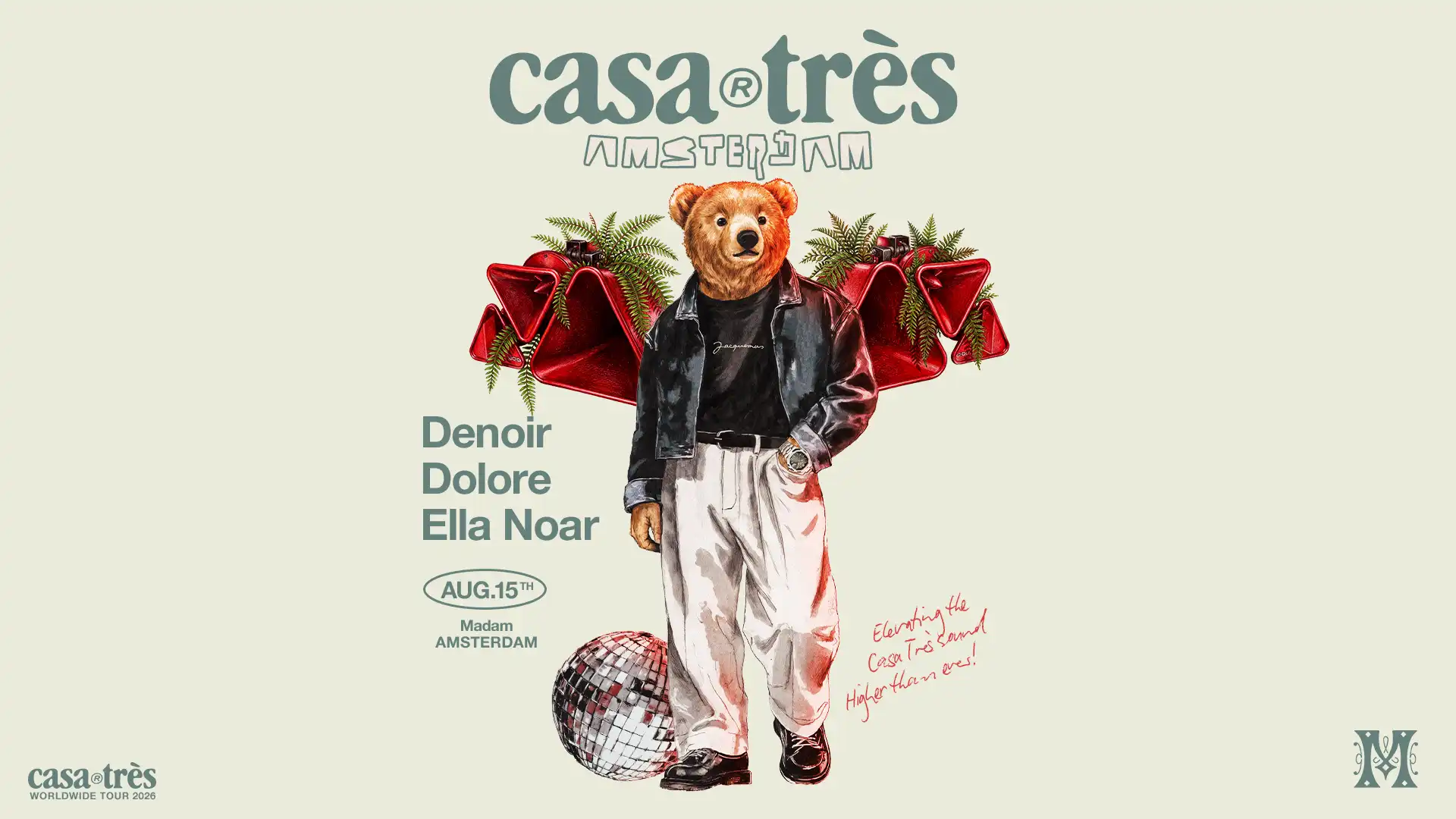 Madam by Night invites: Casa Très event poster
