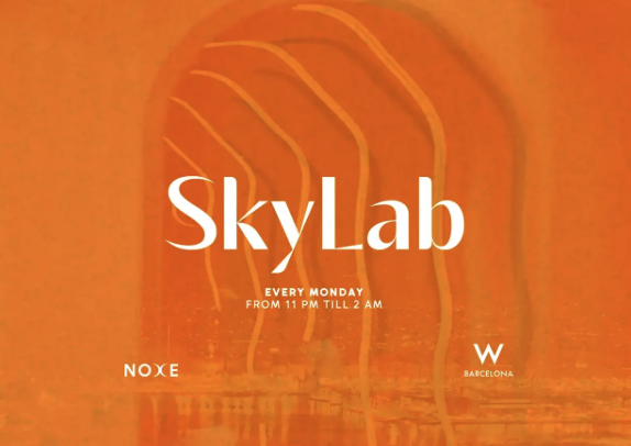 Skylab at Noxe (26th floor W Barcelona) event poster