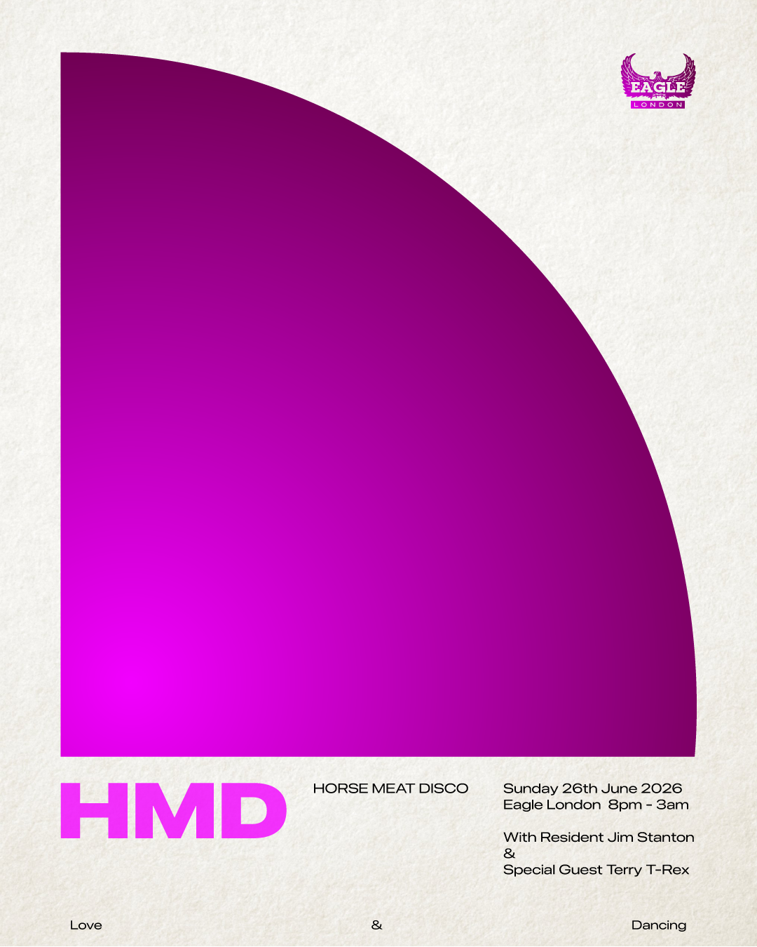 Horse Meat Disco at Eagle London event poster