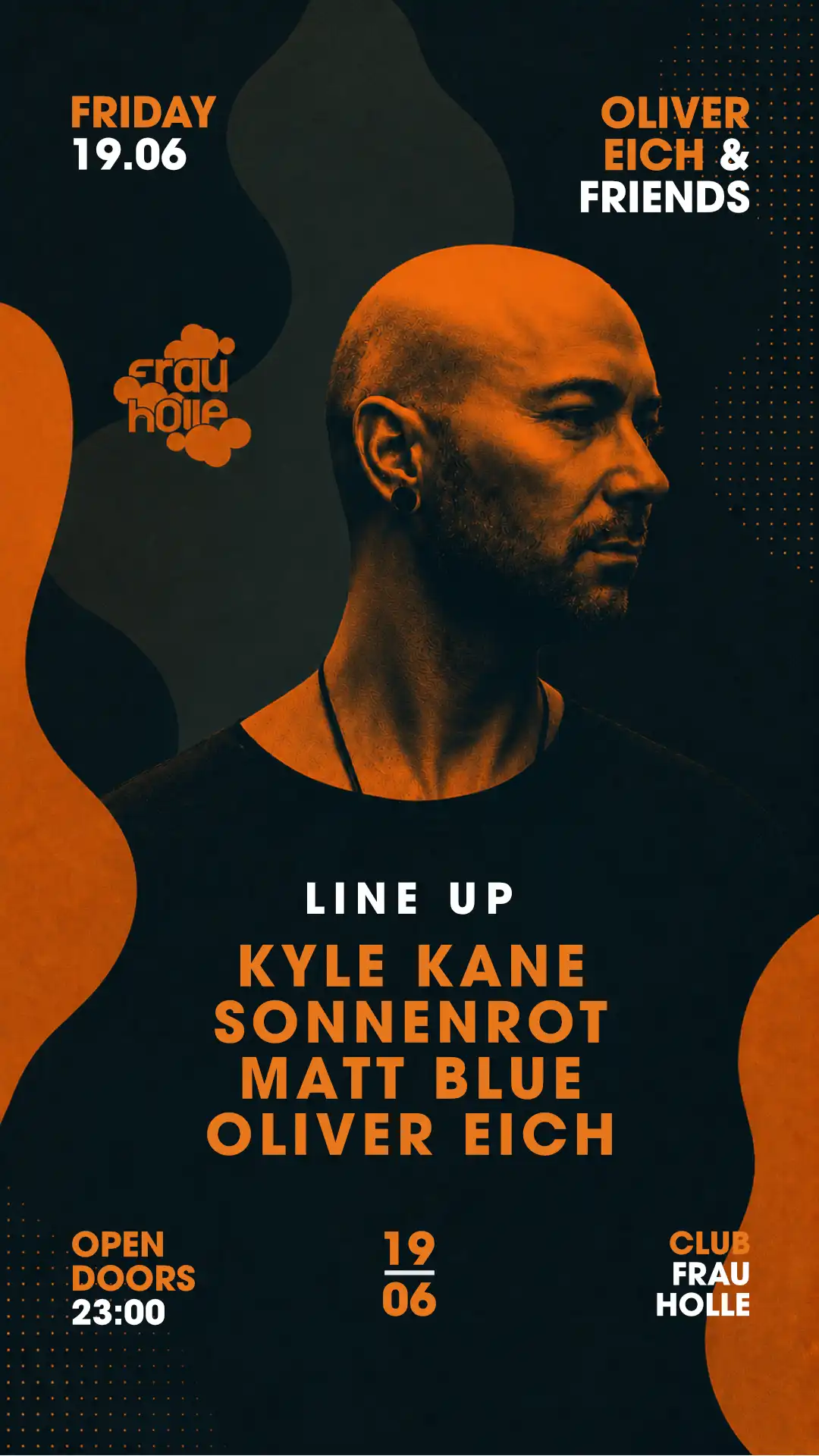 OLIVER EICH & FRIENDS with KYLE KANE, Matt Blue, SONNENROT, OLIVER EICH event poster